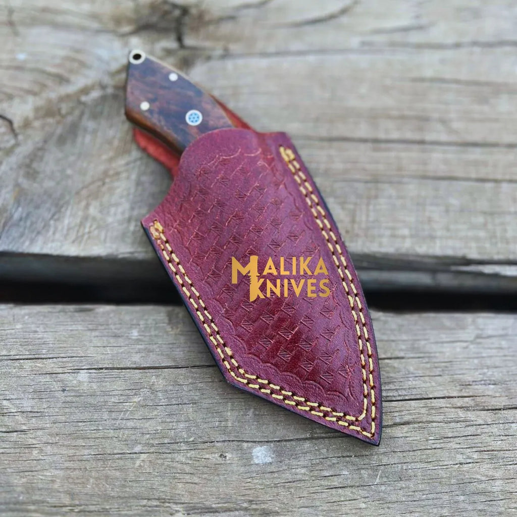 Cuchillo Mini Modern Tanto Skinner - Mango de Hueso de Camello para Cortes de Precisión y Diseño Elegante-0030