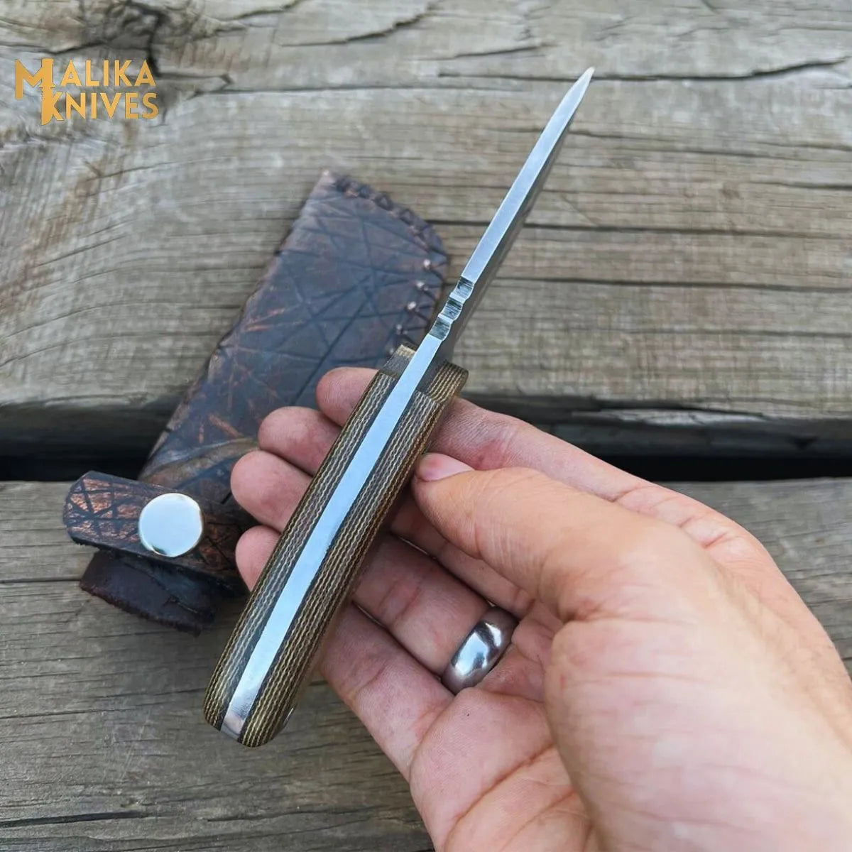 Handgemachtes 3-Pointer EDC Messer: Unübertroffene Qualität für den täglichen Gebrauch-0033