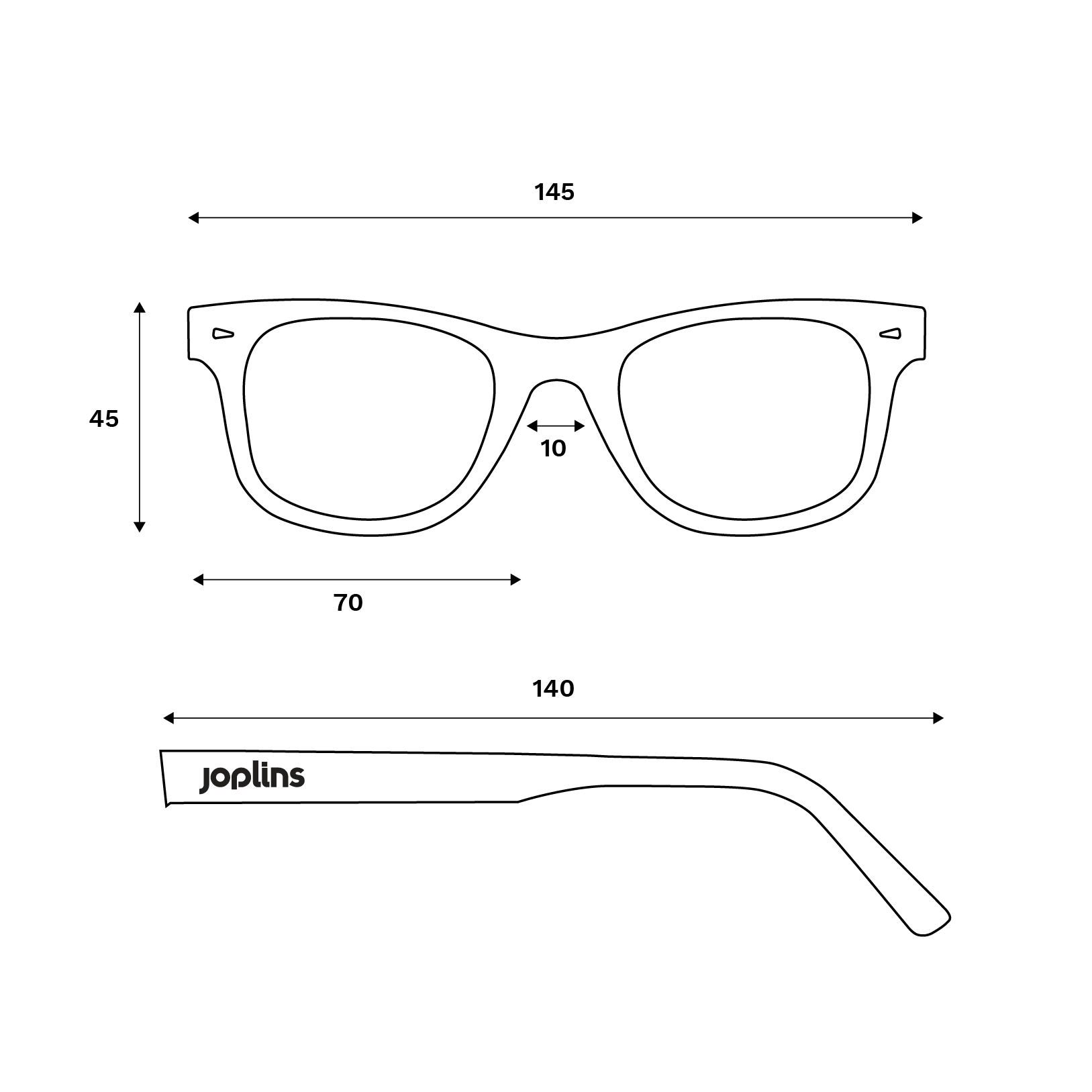 Moon - Gafas de sol de madera unisex