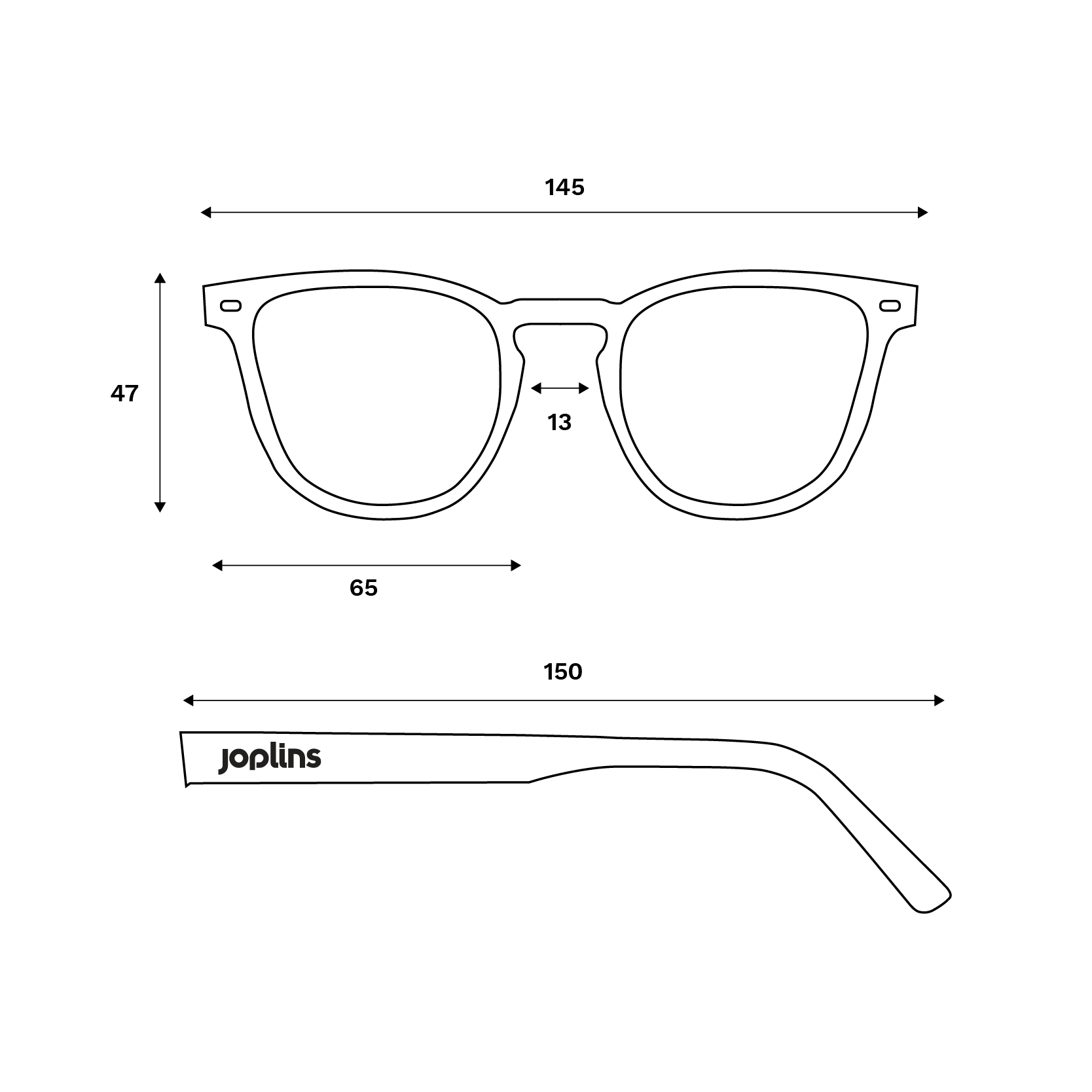 Lark – Unisex-Holzsonnenbrille