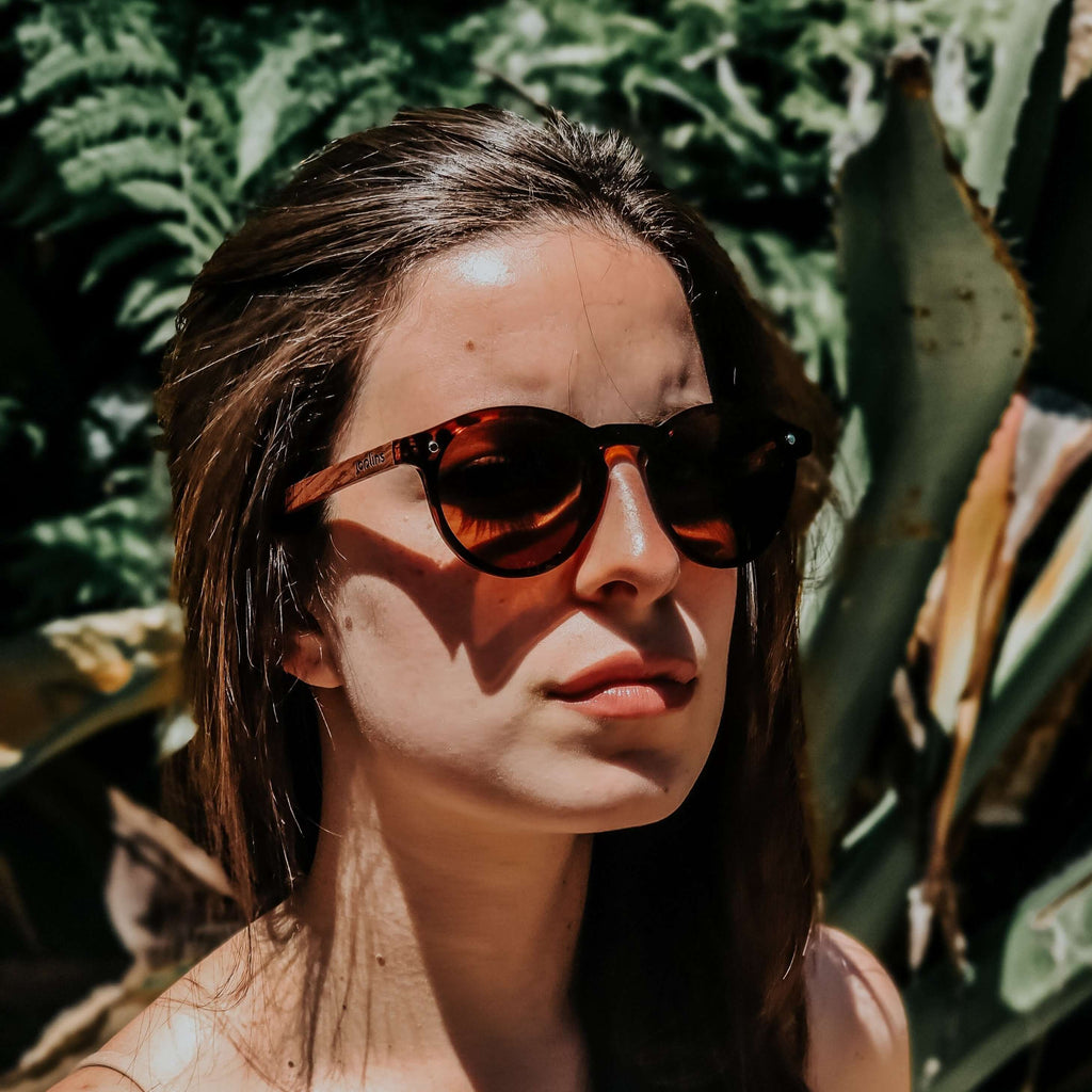 Alona - Holz- und Bio-Acetat-Sonnenbrille