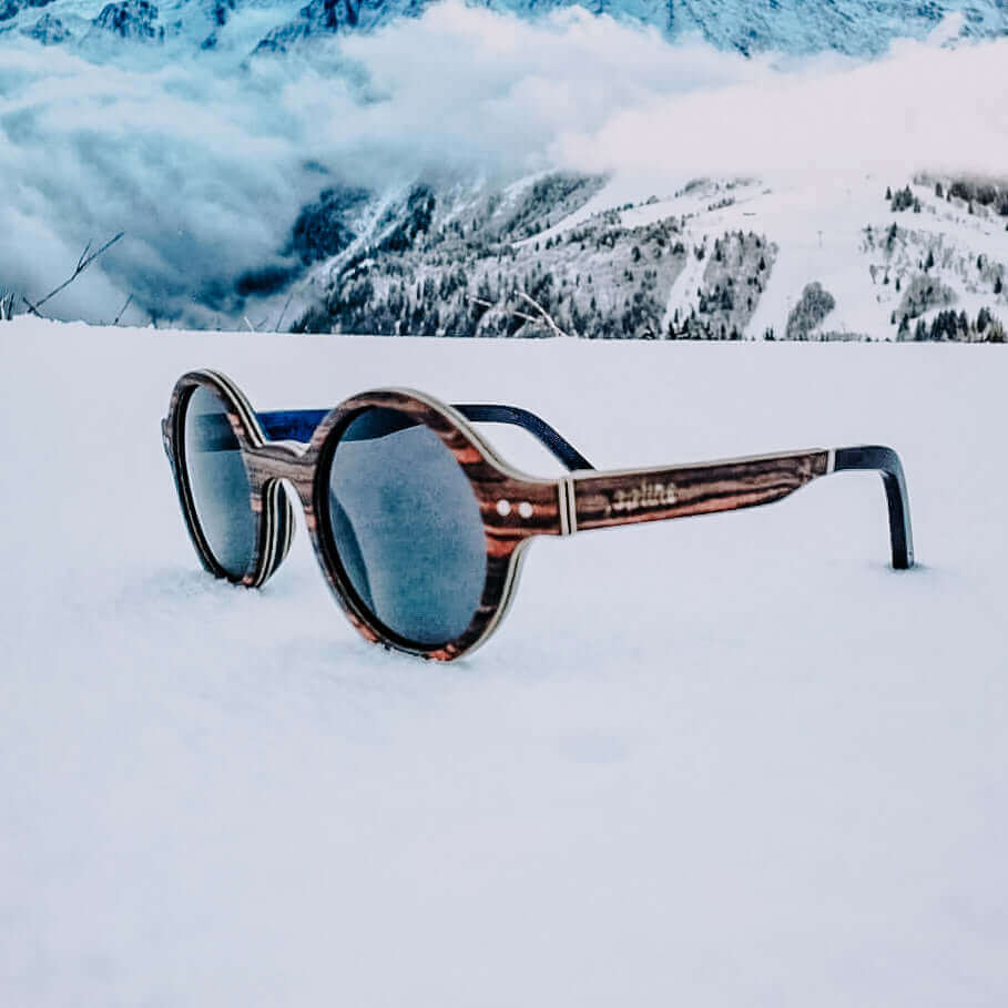 Flic - Unisex Holz-Sonnenbrille