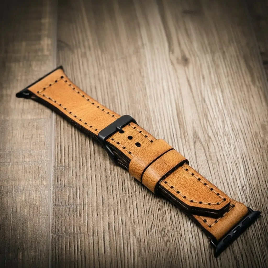 Correa de cuero para Apple Watch