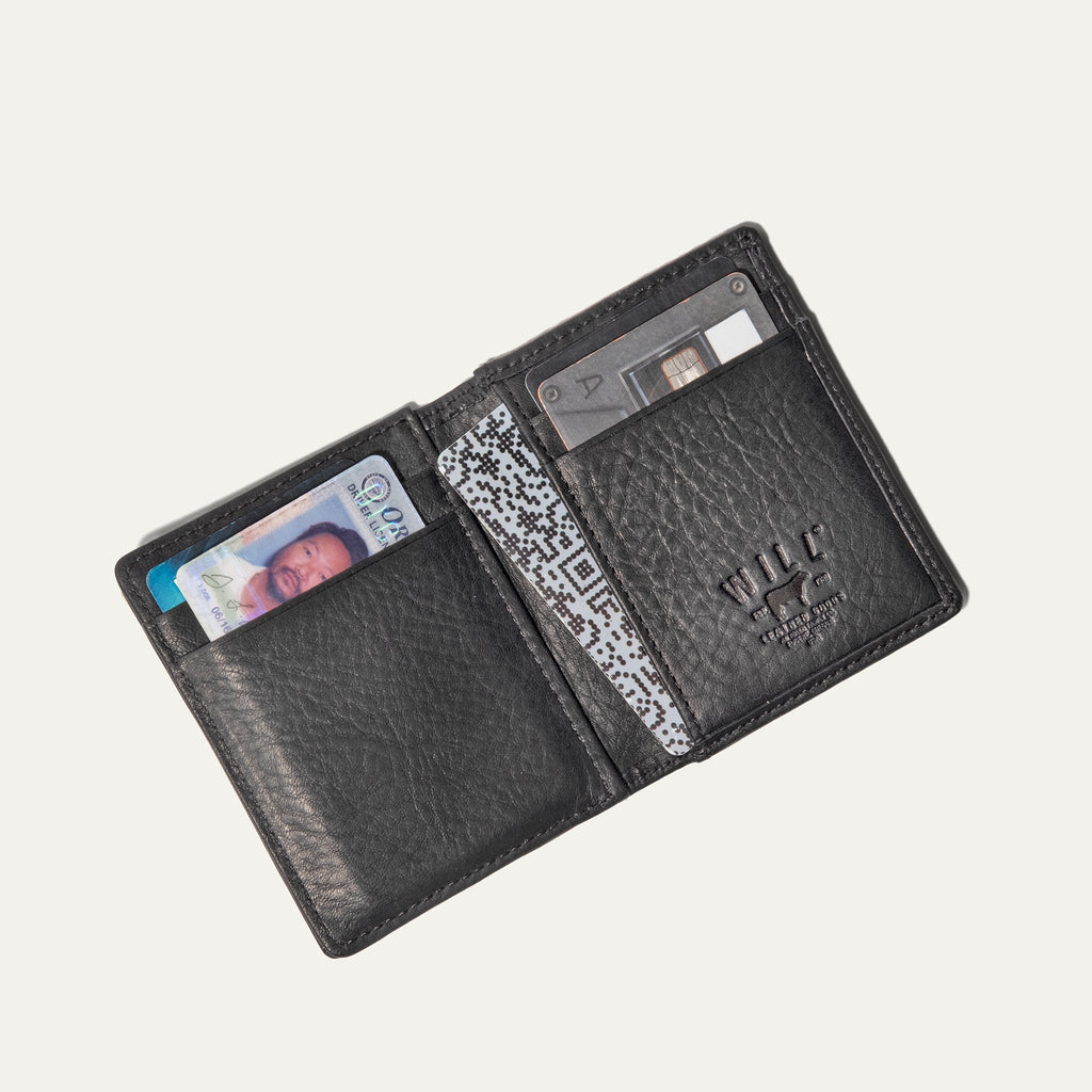 Cartera de clip para billetes clásica para bolsillo delantero