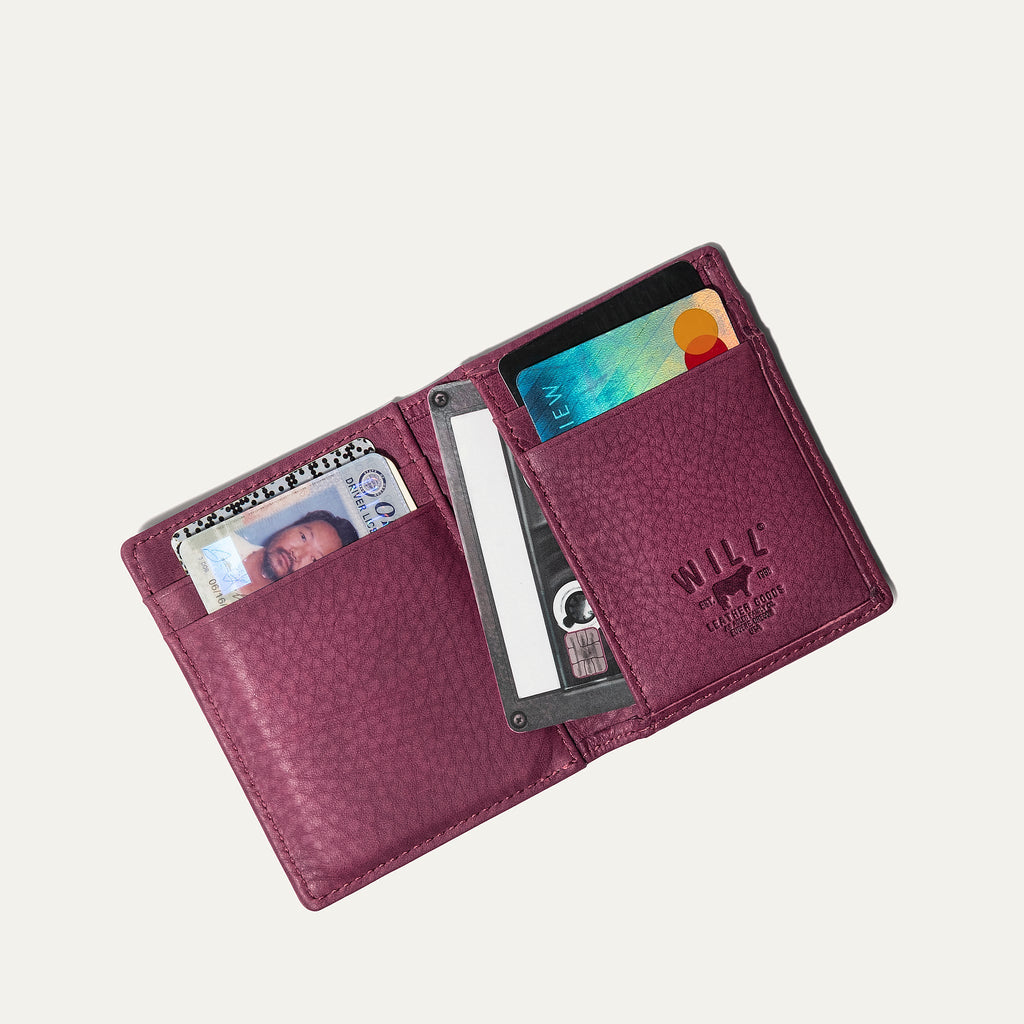 Cartera de clip para billetes clásica para bolsillo delantero