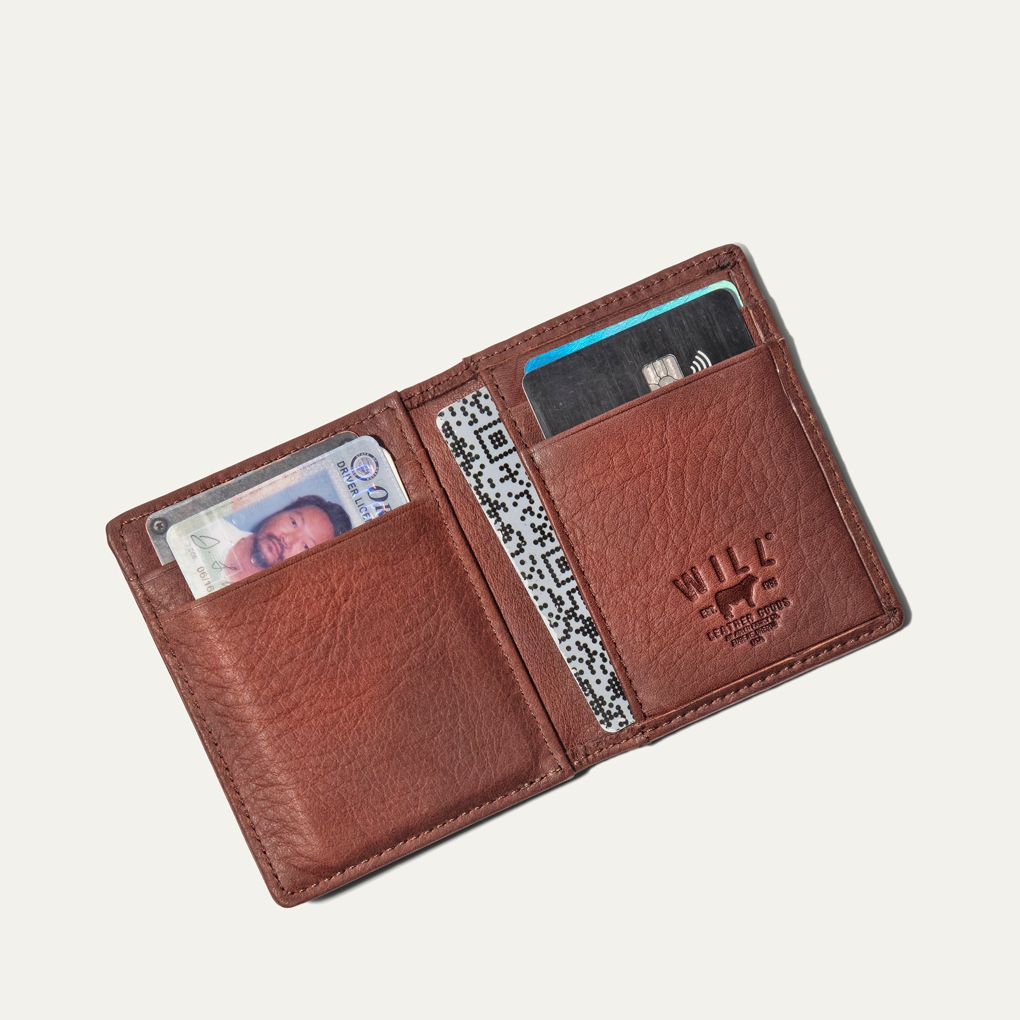 Cartera de clip para billetes clásica para bolsillo delantero