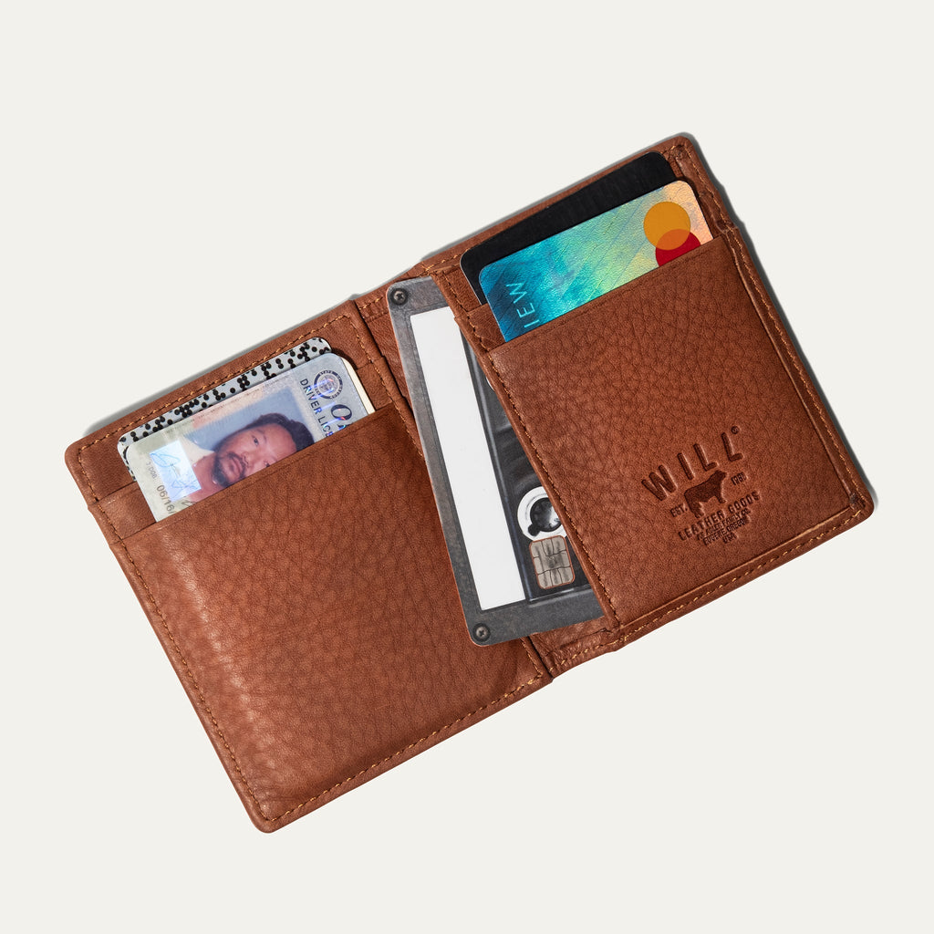 Cartera de clip para billetes clásica para bolsillo delantero