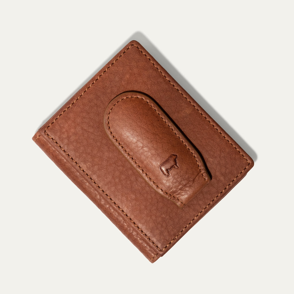 Cartera de clip para billetes clásica para bolsillo delantero