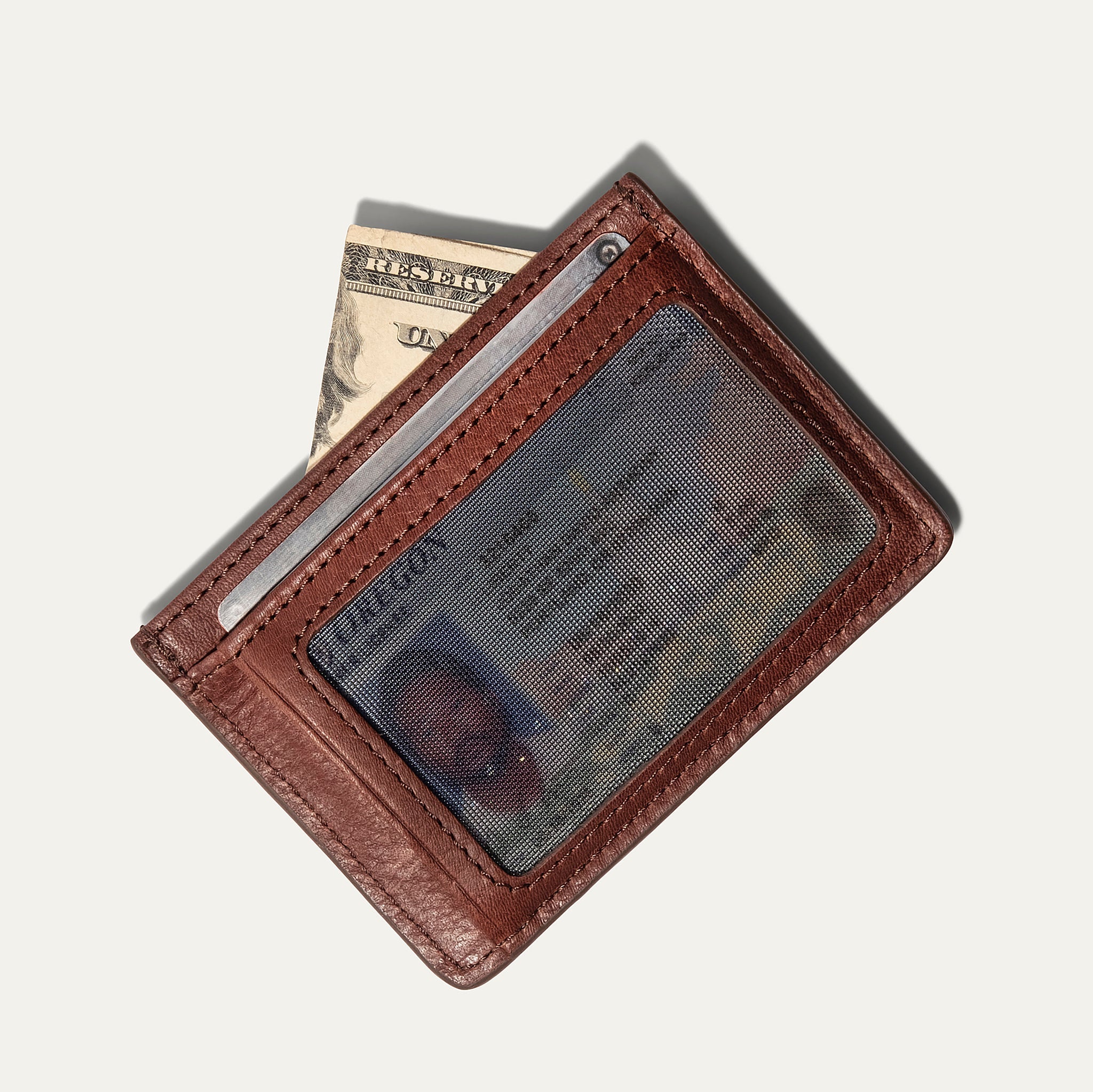 Klassisches Kartenetui für die Vordertasche