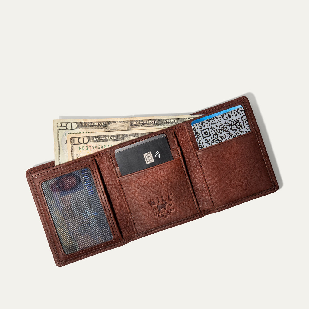 Klassisches Trifold-Portemonnaie