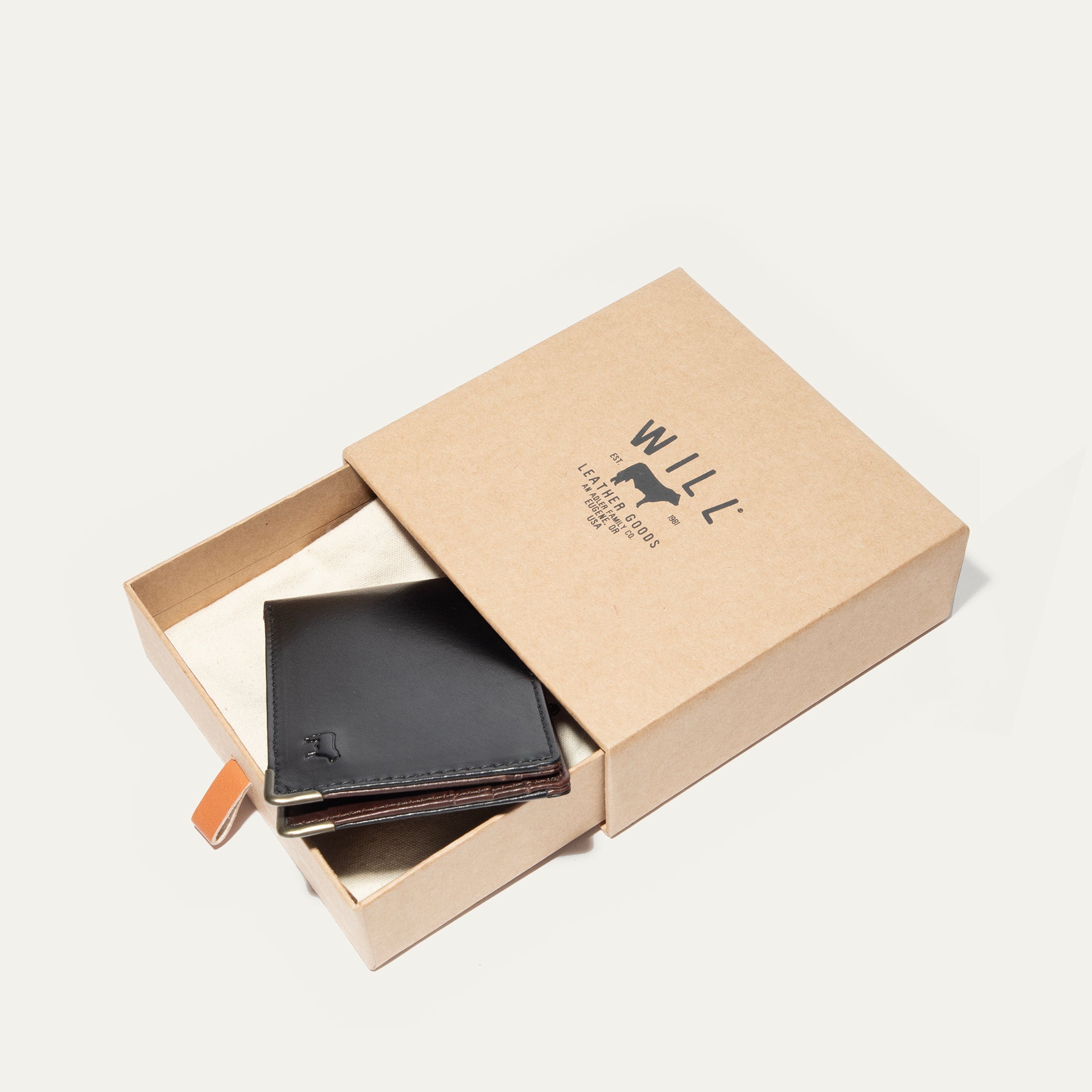 Cartera de dos tonos William
