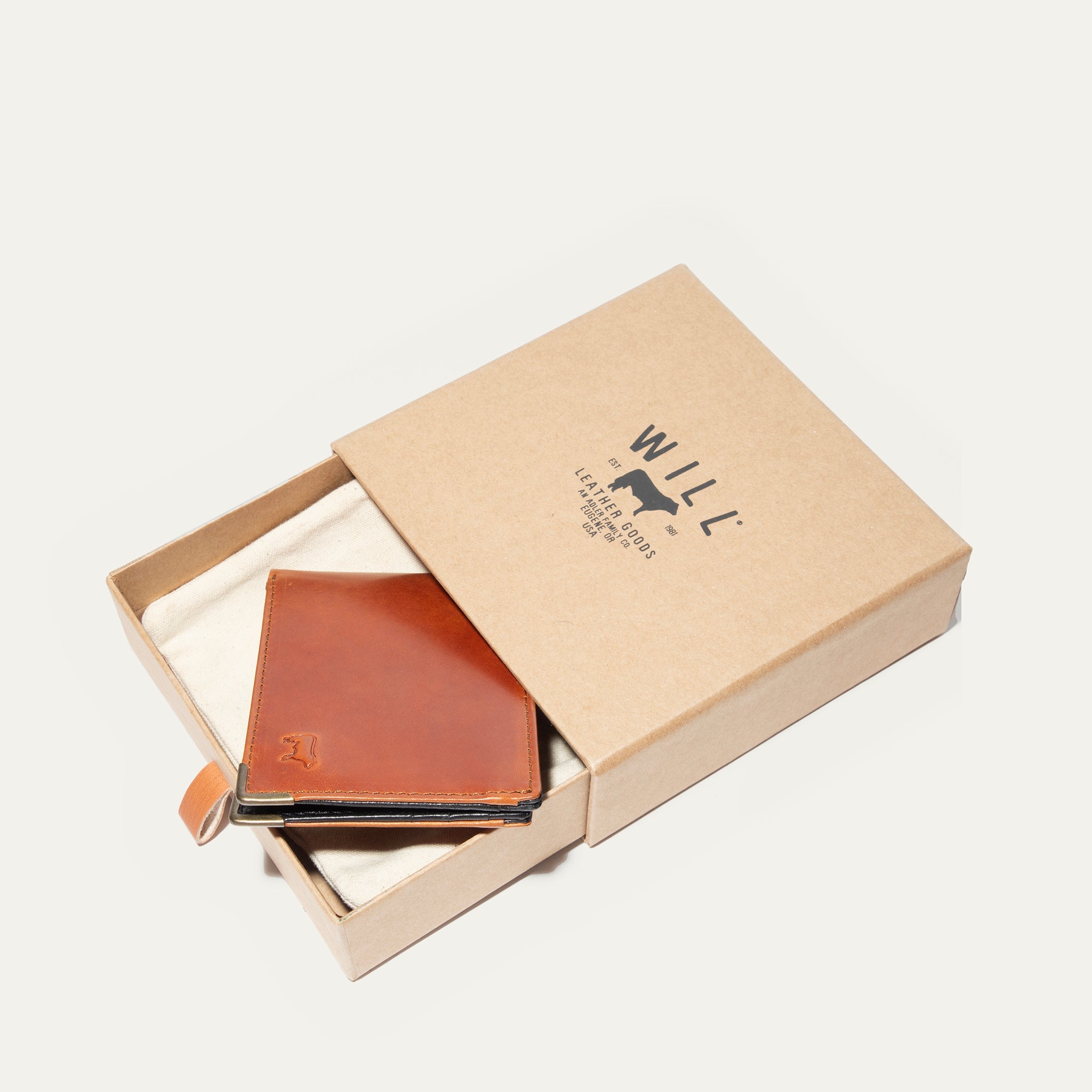 Cartera de dos tonos William