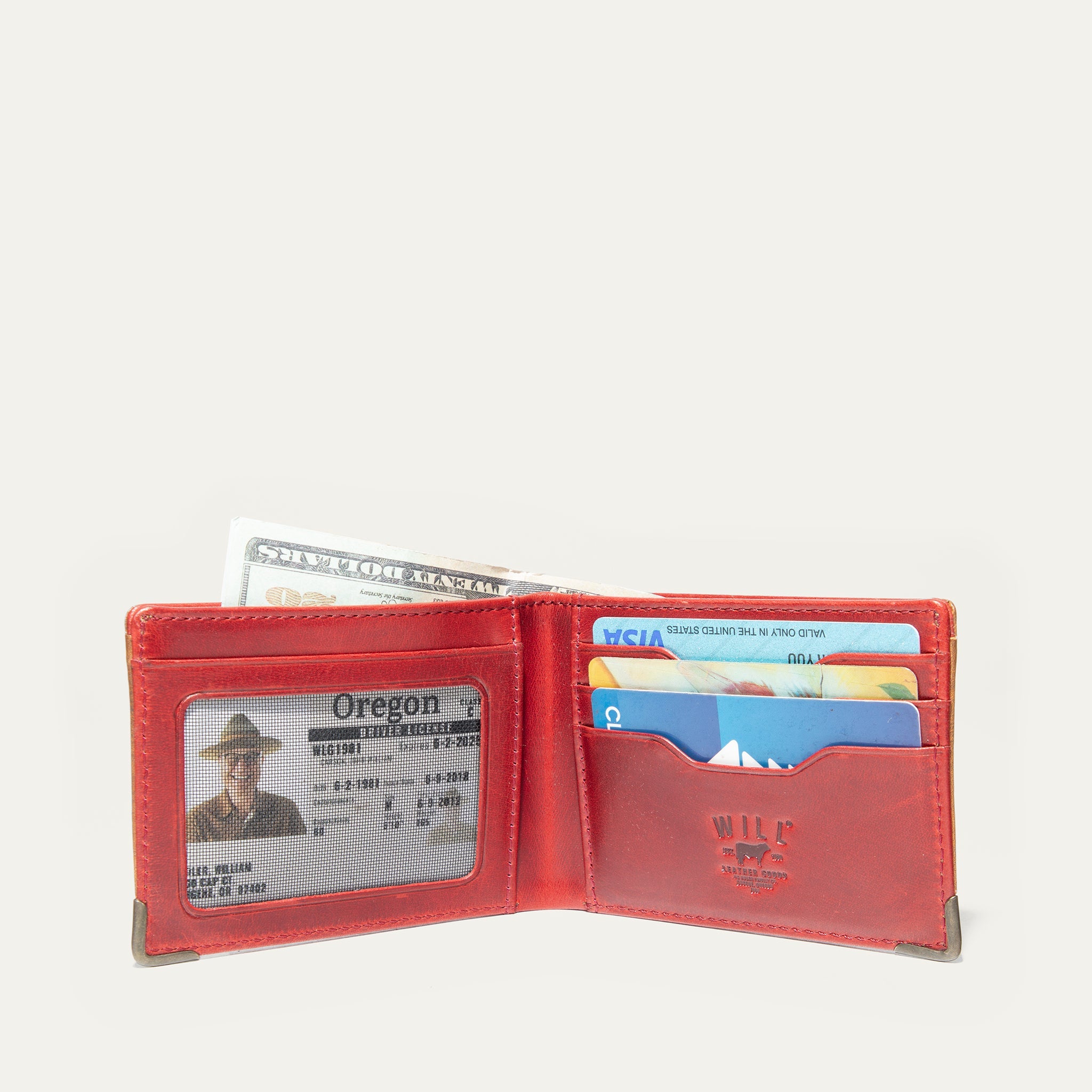 Cartera de dos tonos William