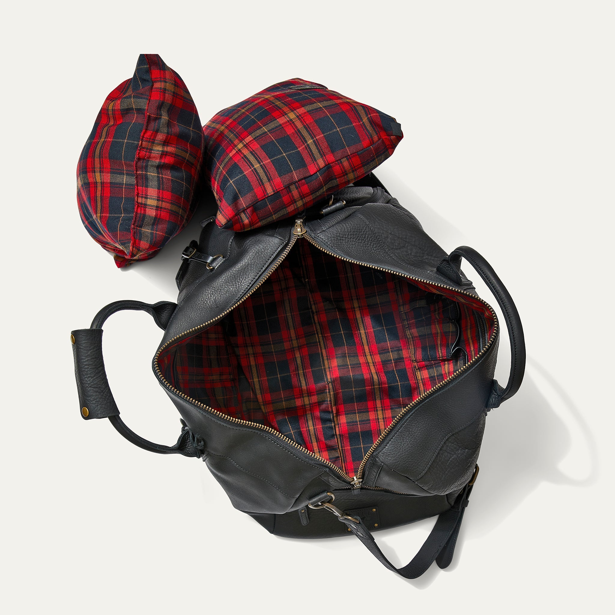 Lederne Atticus Schuh-Reisetasche