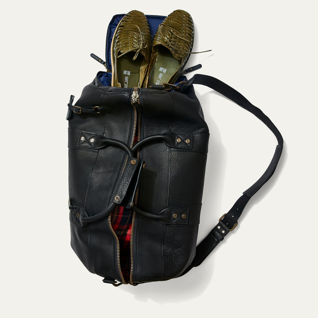 Lederne Atticus Schuh-Reisetasche