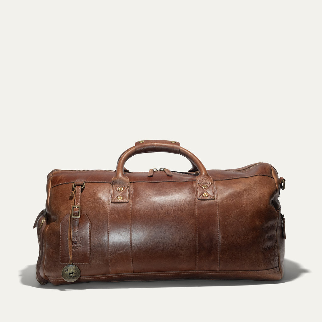 Lederne Atticus Schuh-Reisetasche