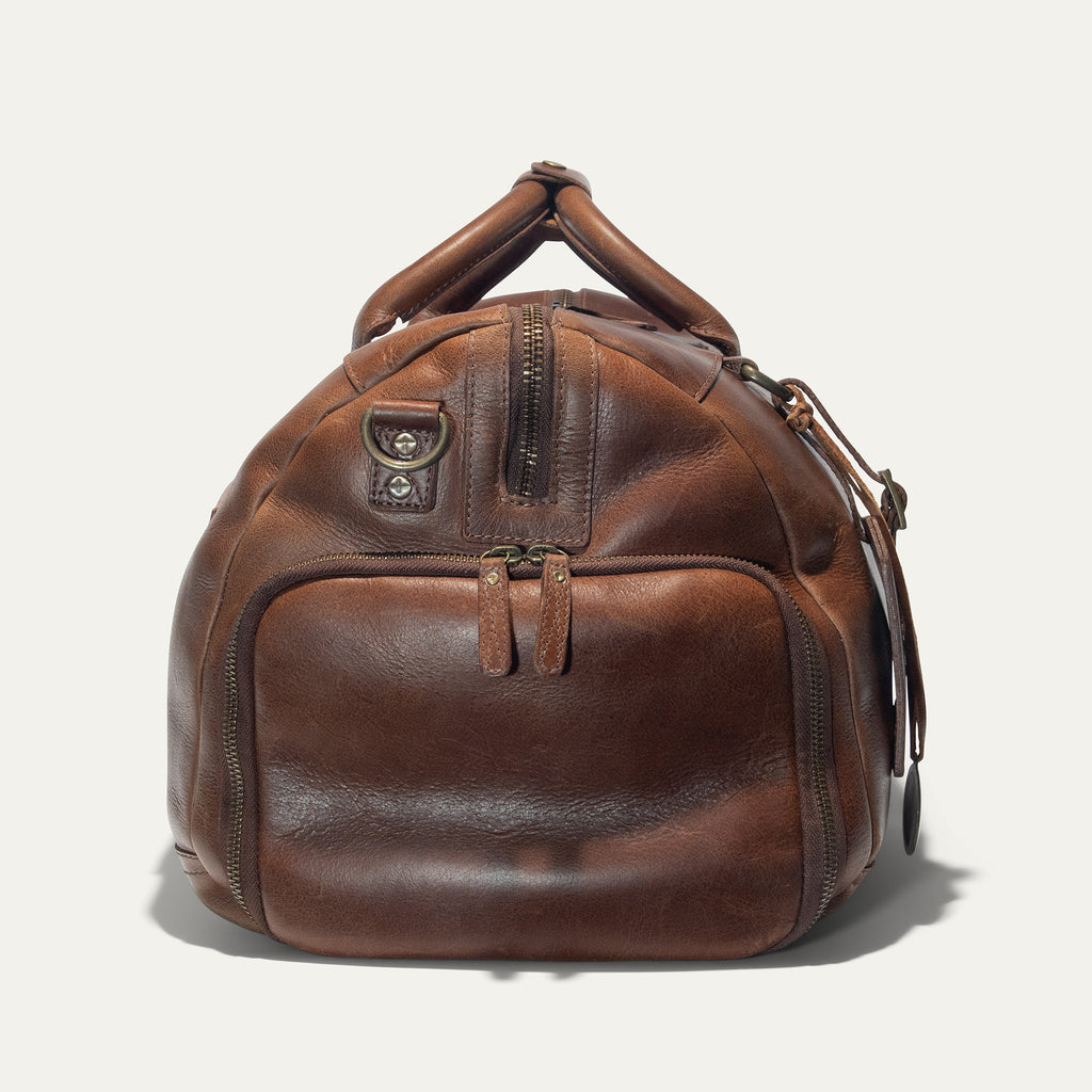 Lederne Atticus Schuh-Reisetasche