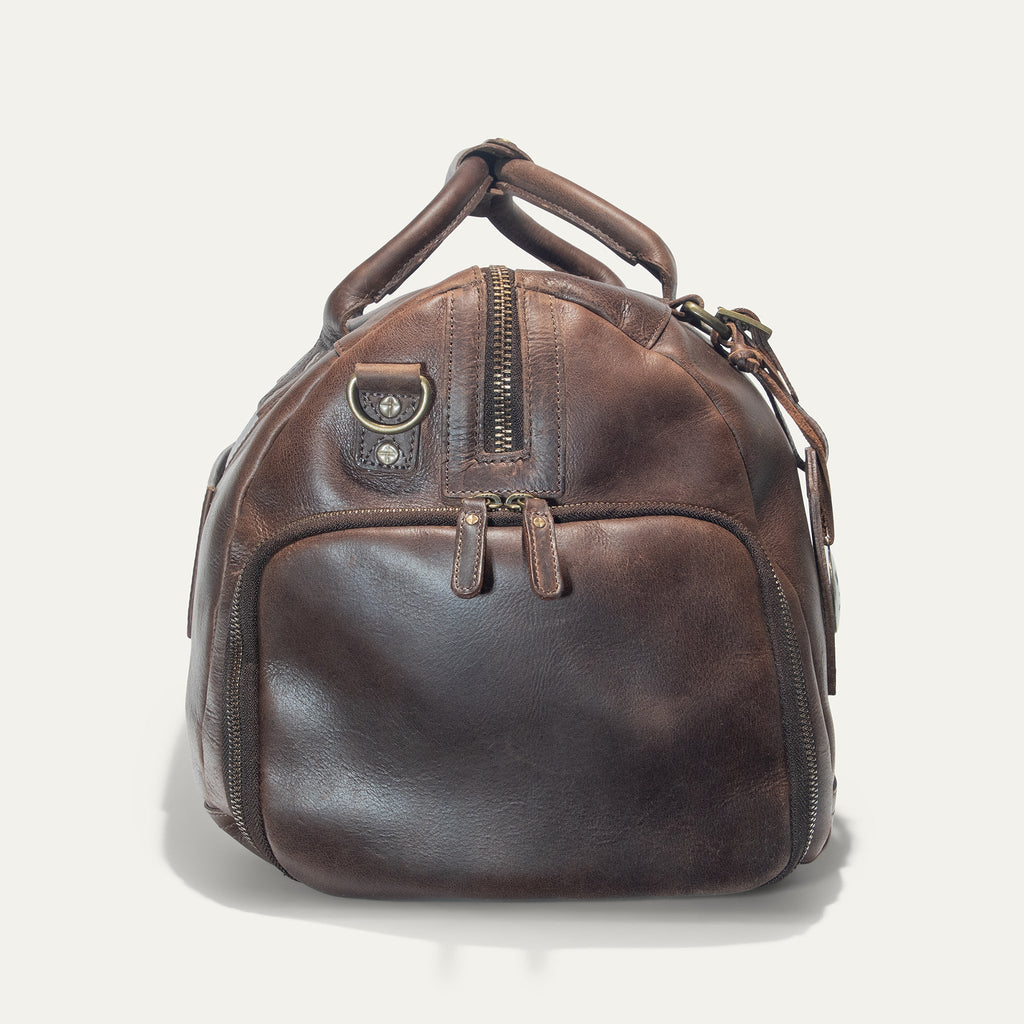 Lederne Atticus Schuh-Reisetasche