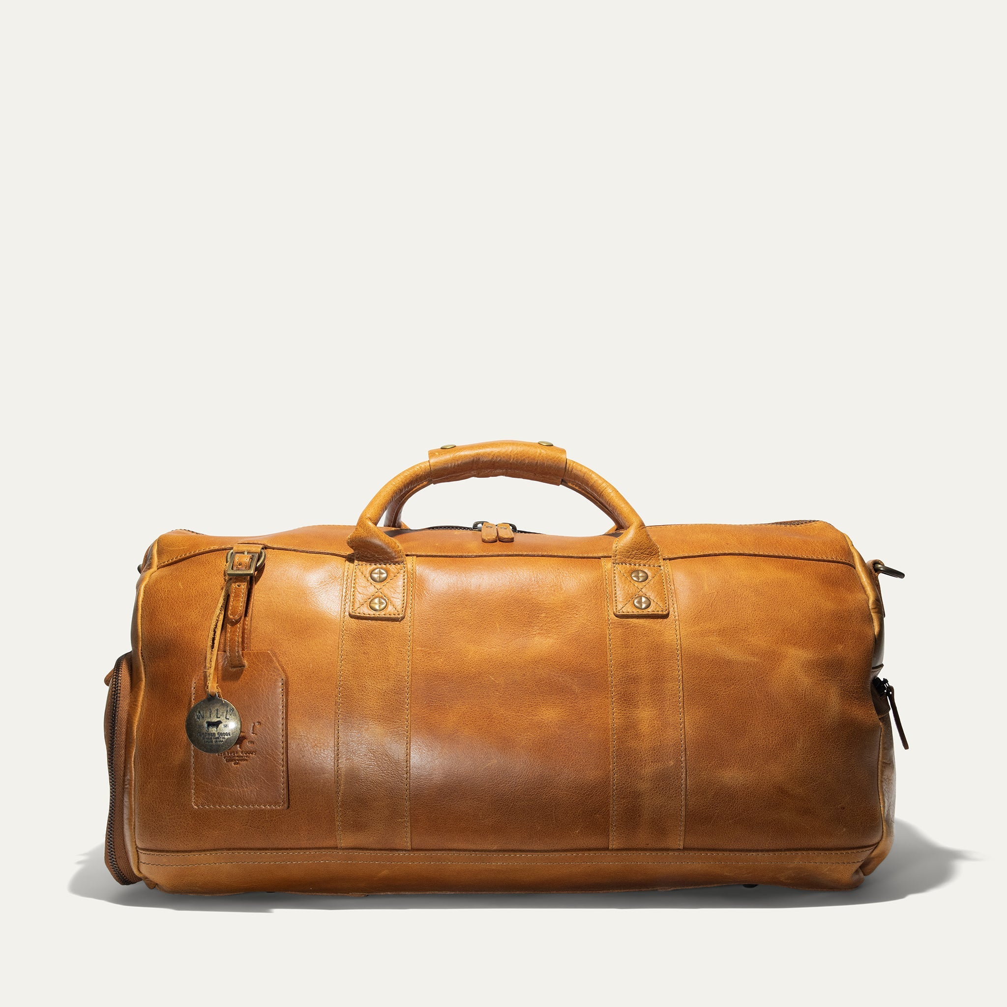Lederne Atticus Schuh-Reisetasche