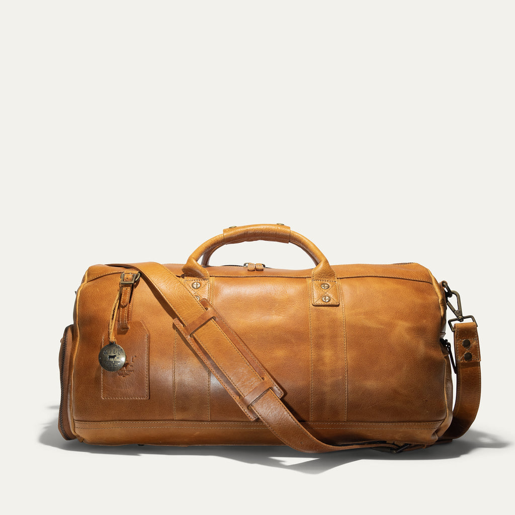 Lederne Atticus Schuh-Reisetasche