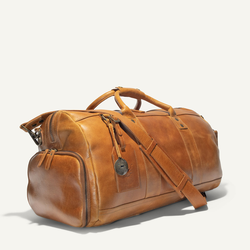 Lederne Atticus Schuh-Reisetasche