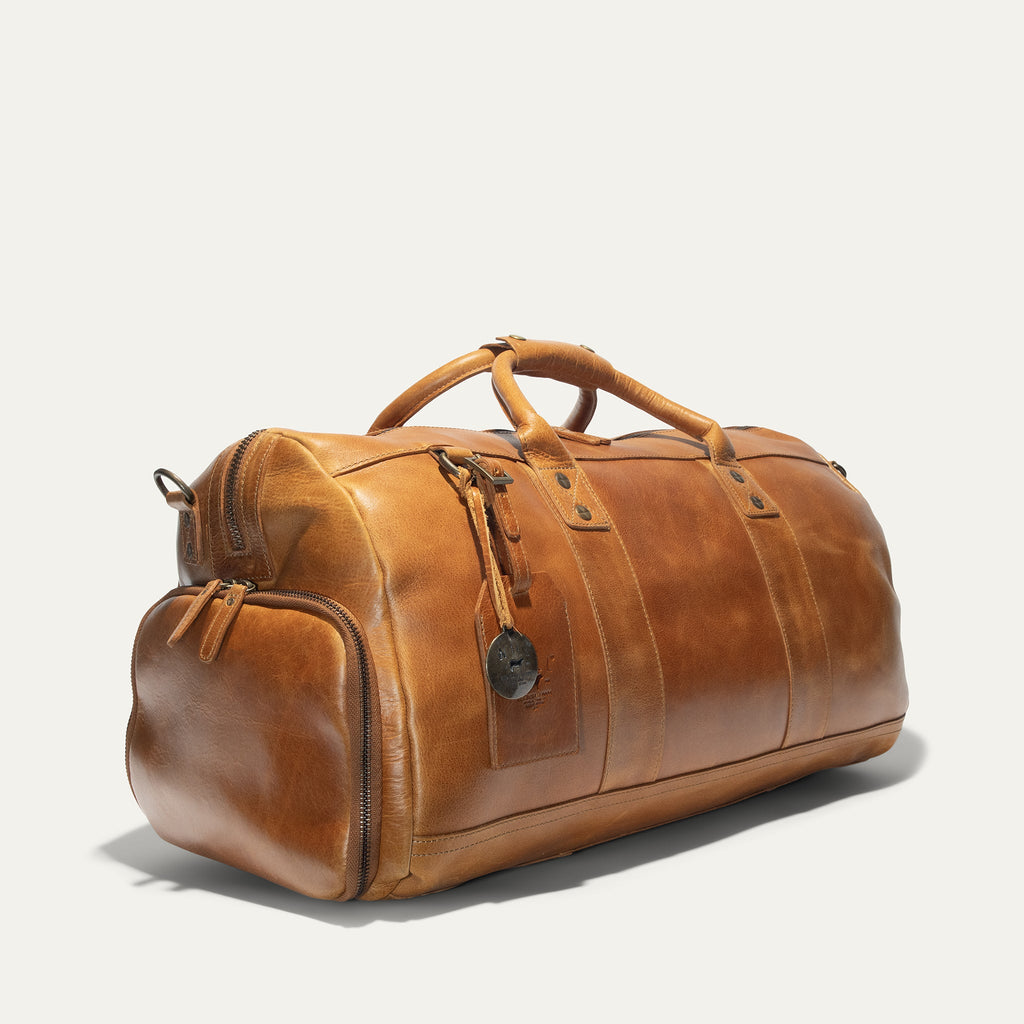 Lederne Atticus Schuh-Reisetasche