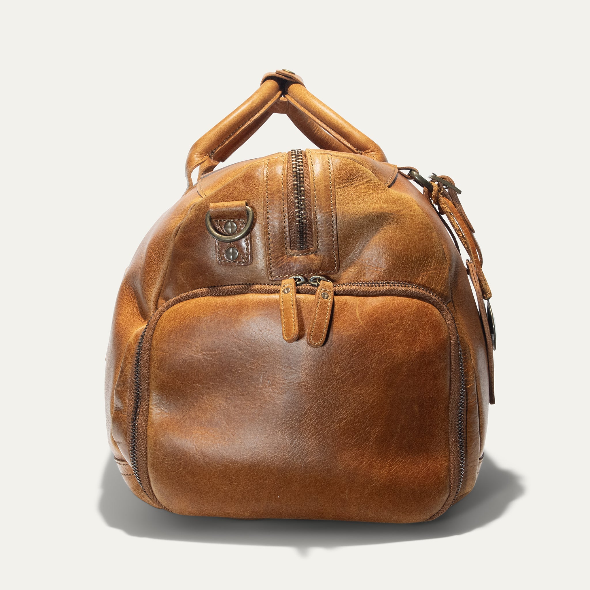 Lederne Atticus Schuh-Reisetasche