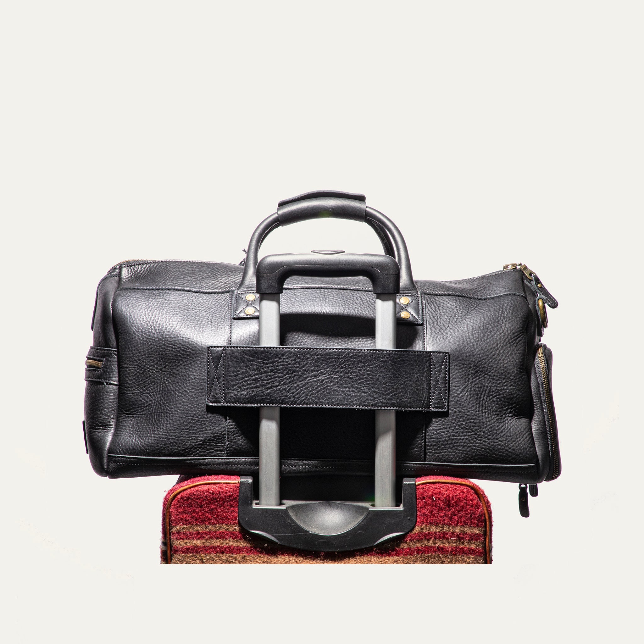 Lederne Atticus Schuh-Reisetasche
