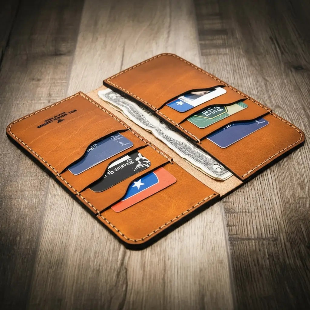 La cartera larga Houstonian