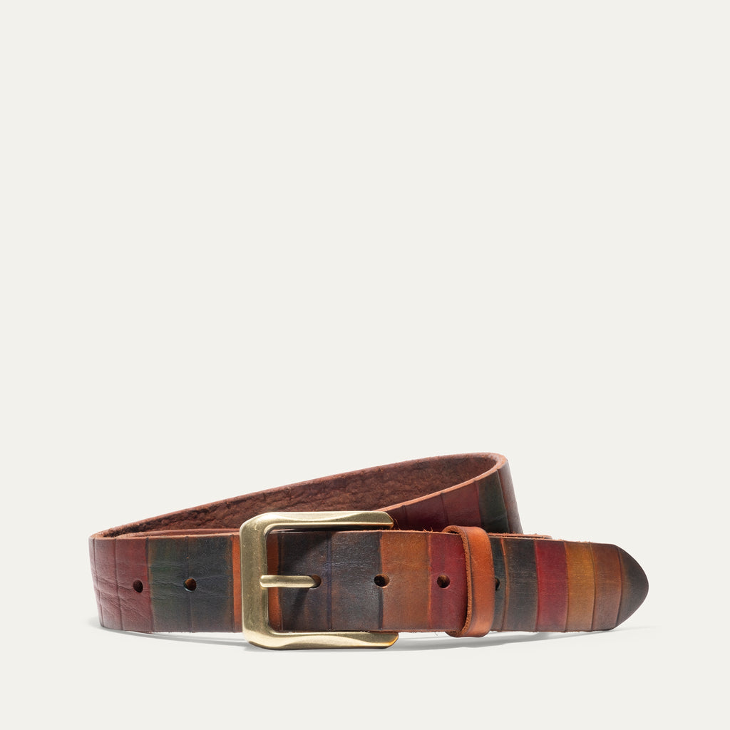 Handbemalter Color-Block-Gürtel