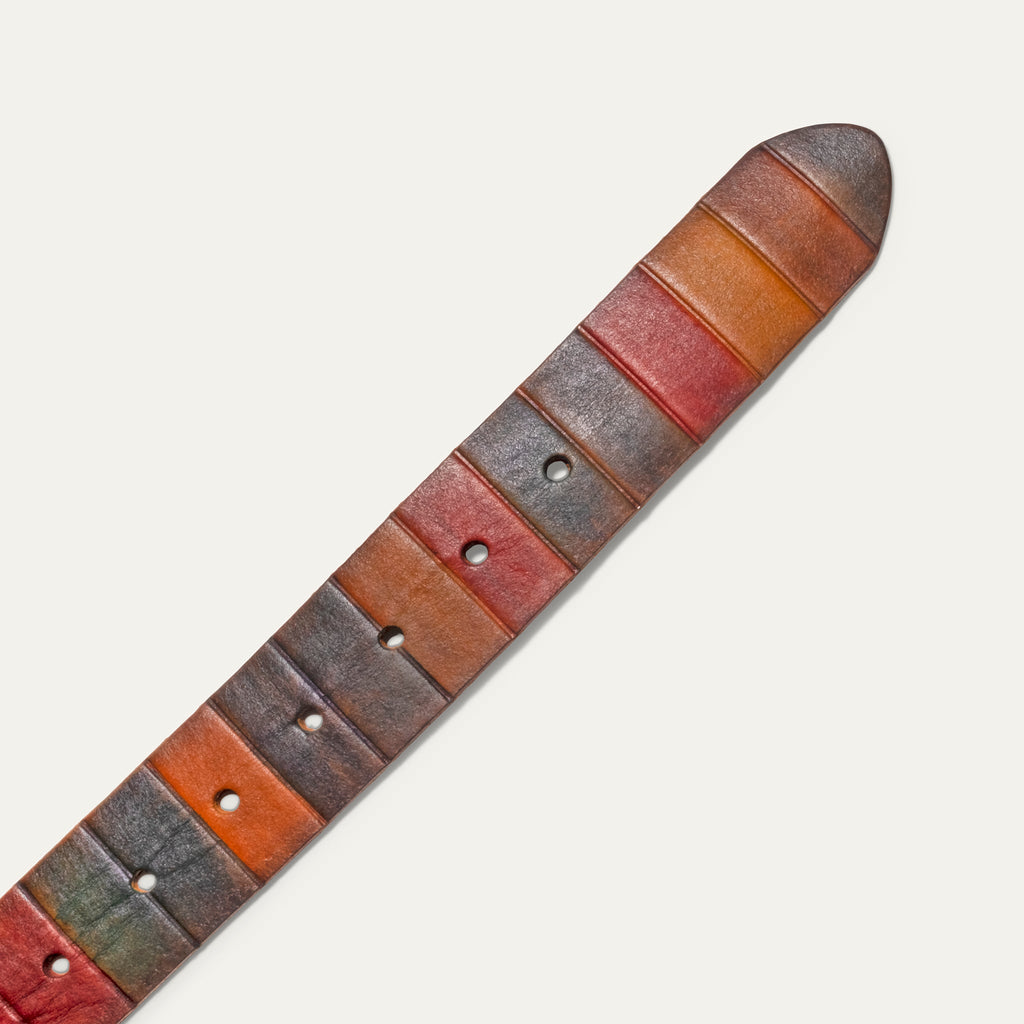 Handbemalter Color-Block-Gürtel