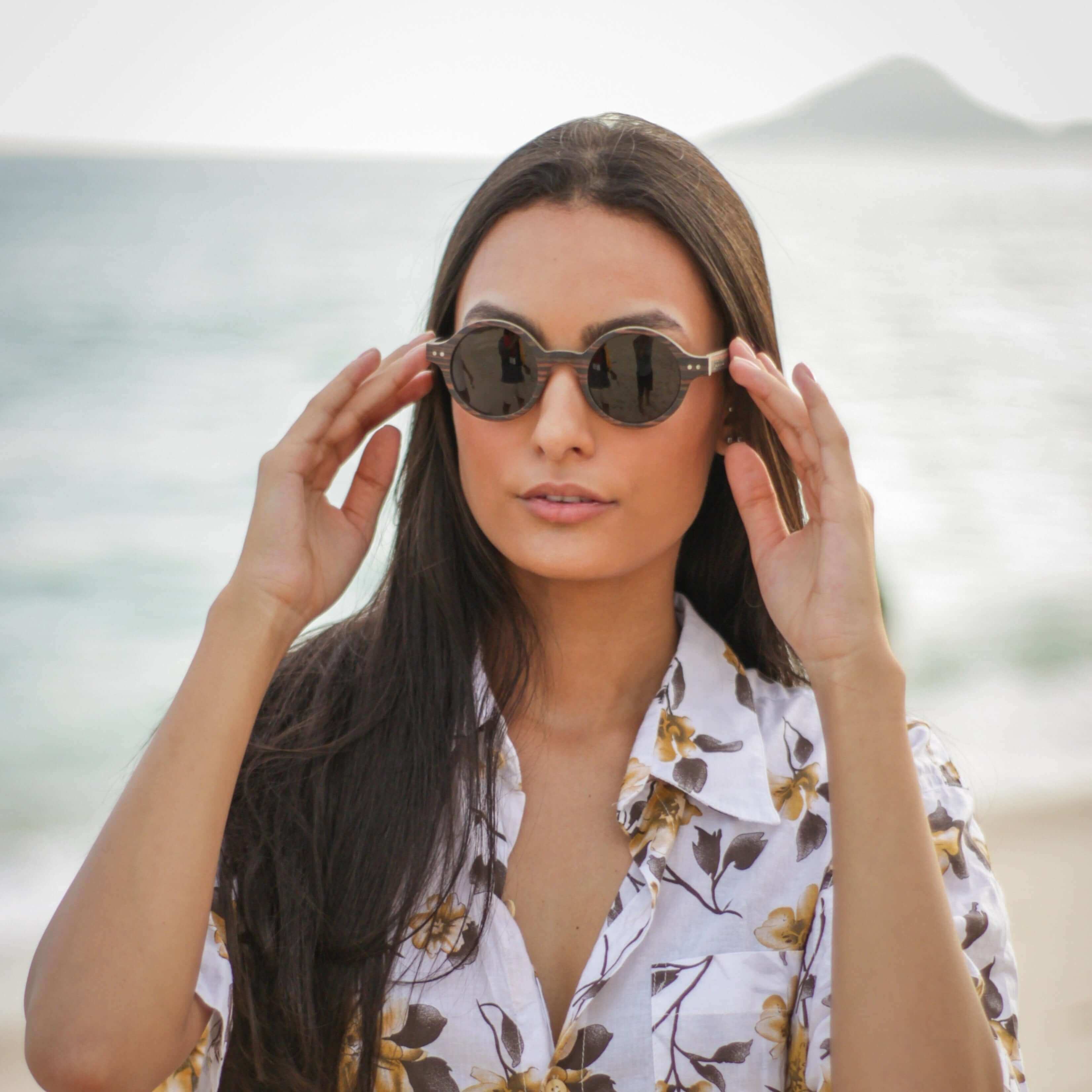 Flic - Unisex Holz-Sonnenbrille