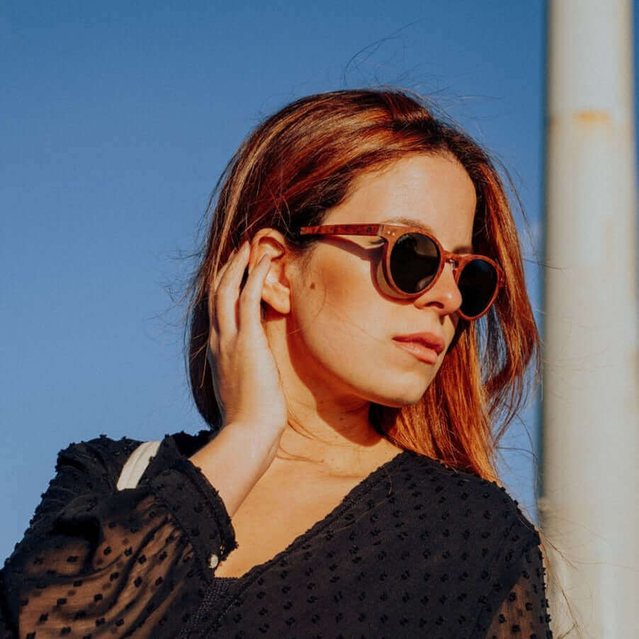 Stinson - Gafas de Sol de Madera Unisex