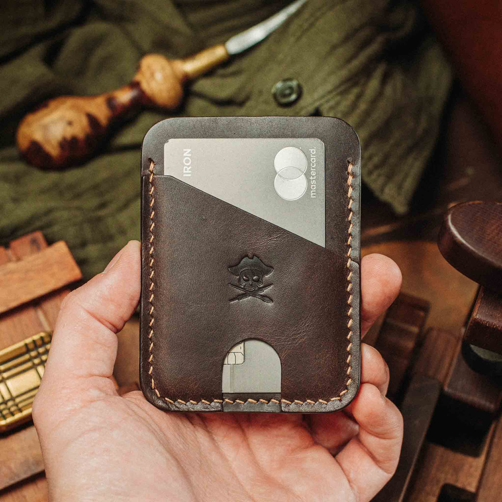 Pirate Goods Boatswain v4 Slim Wallet – Minimalistische Leder-EDC-Kartenhülle