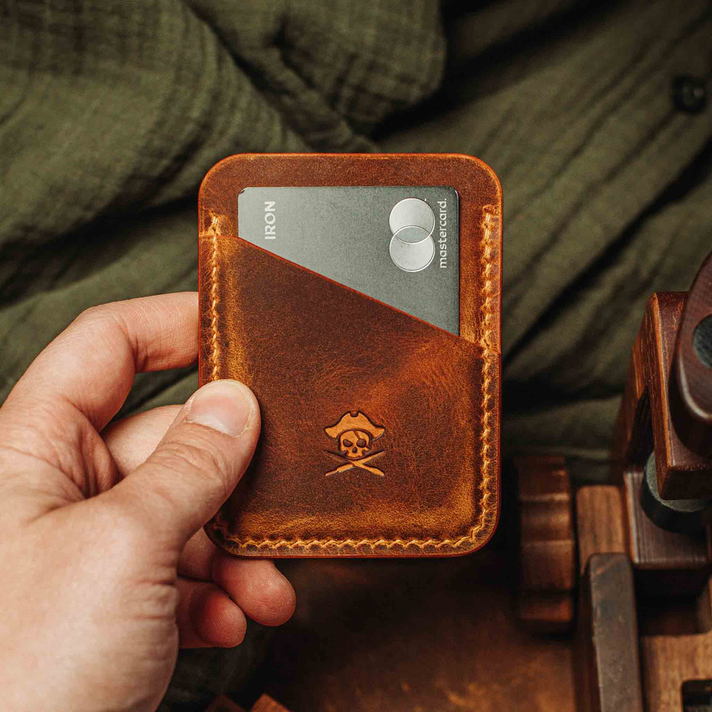 Pirate Goods Boatswain v3 Slim Wallet – Minimalistischer EDC Kartenhalter aus Leder