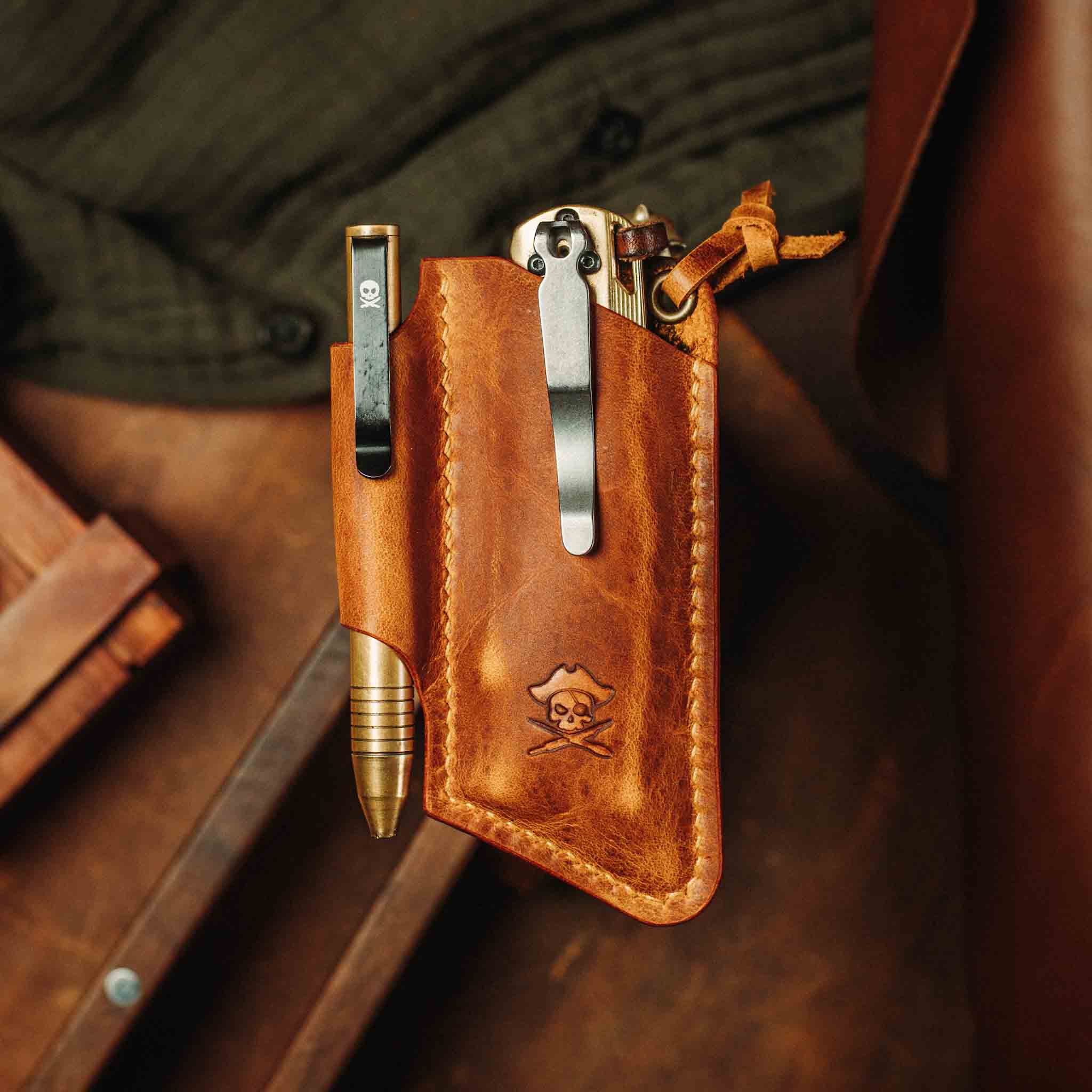 Pirate Goods Sailor v3 Messerscheide – Leder EDC Taschenmesserhalter