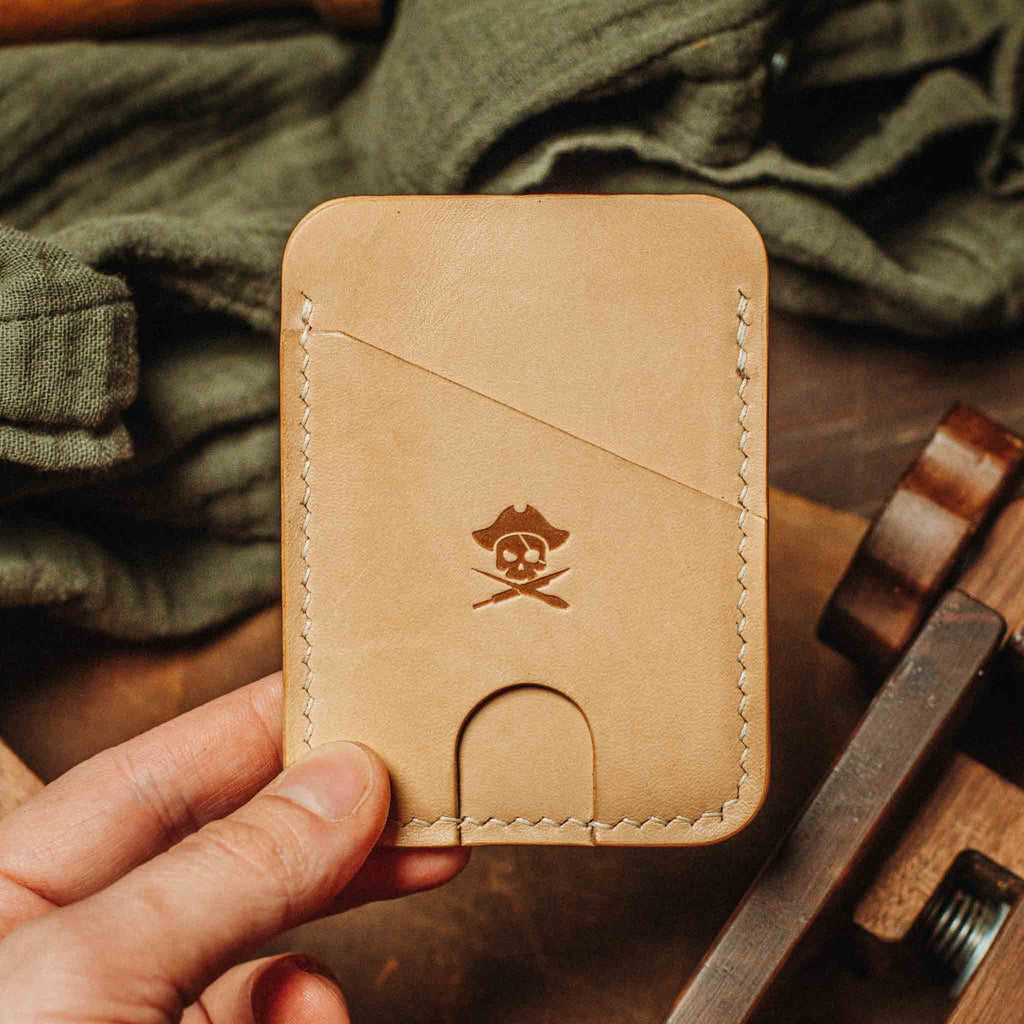 Pirate Goods Boatswain v4 Slim Wallet – Minimalistische Leder-EDC-Kartenhülle