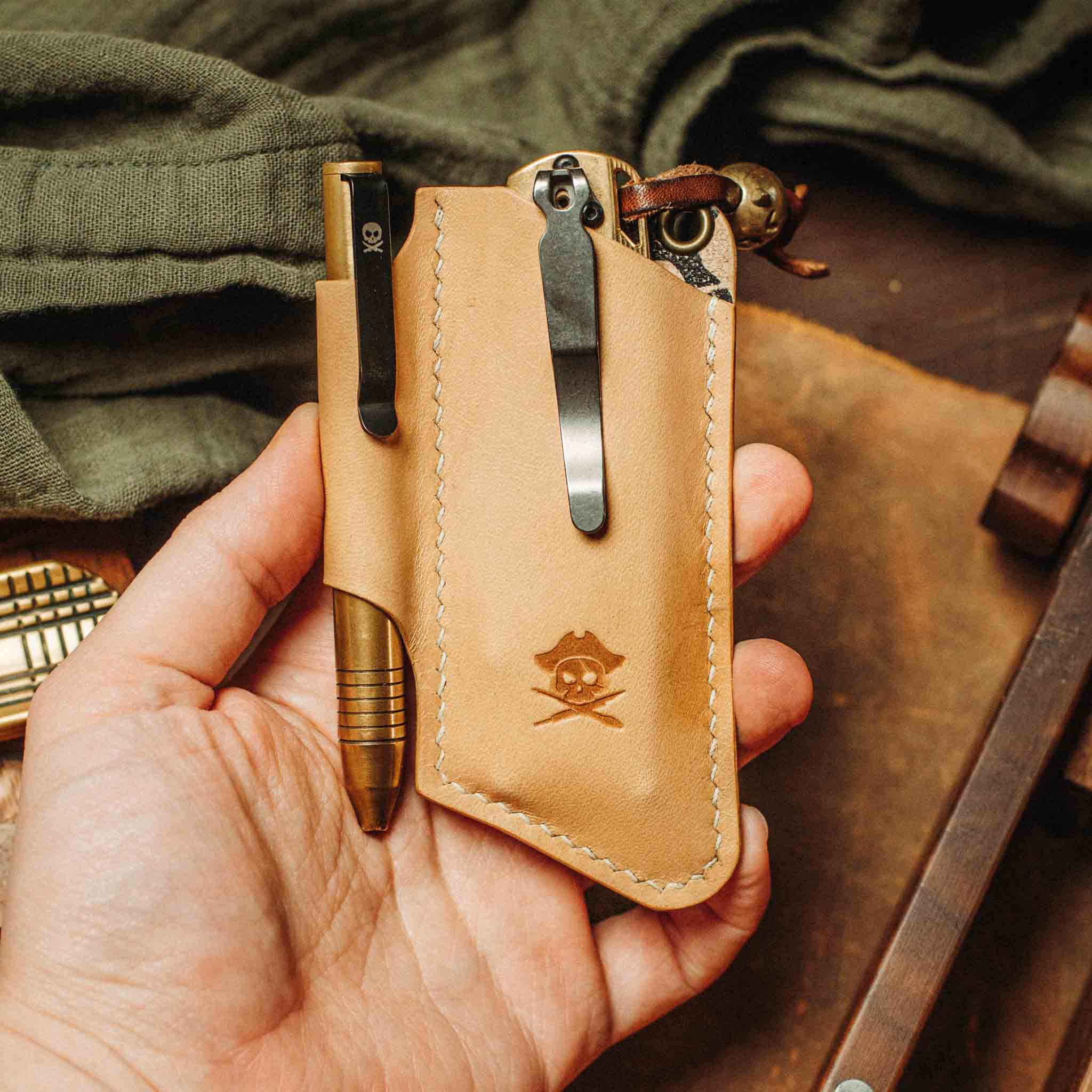 Pirate Goods Sailor v3 Messerscheide – Leder EDC Taschenmesserhalter