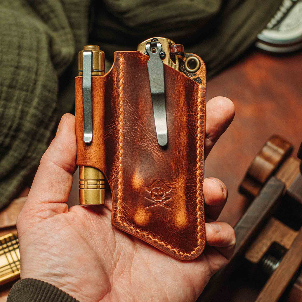 Pirate Goods Sailor v3 Messerscheide – Leder EDC Taschenmesserhalter