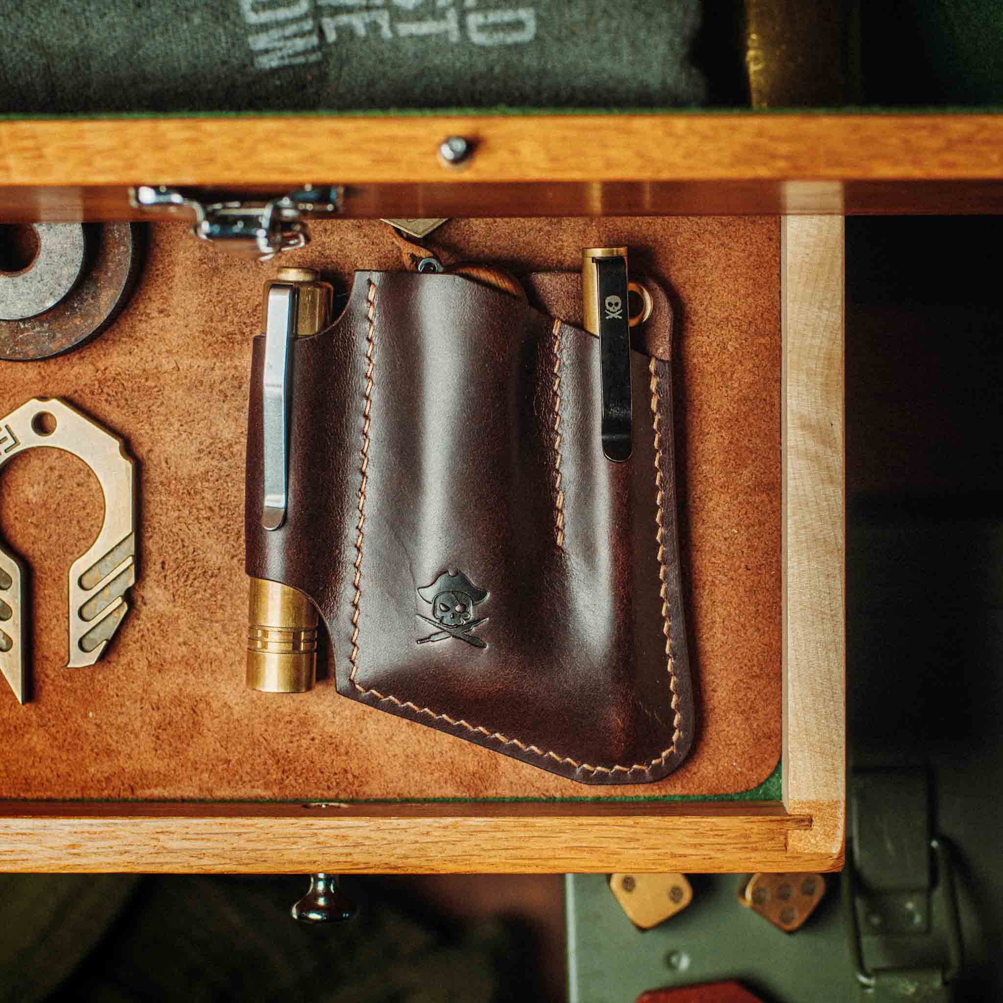Pirate Goods First Mate v3 Taschenorganizer – Leder EDC Taschen-Organizer