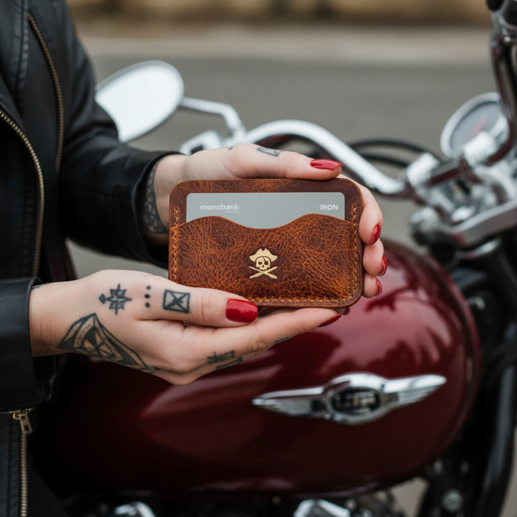 Pirate Goods Drunken Boatswain v2 Slim Wallet – Minimalistisches EDC-Kartenetui aus Leder