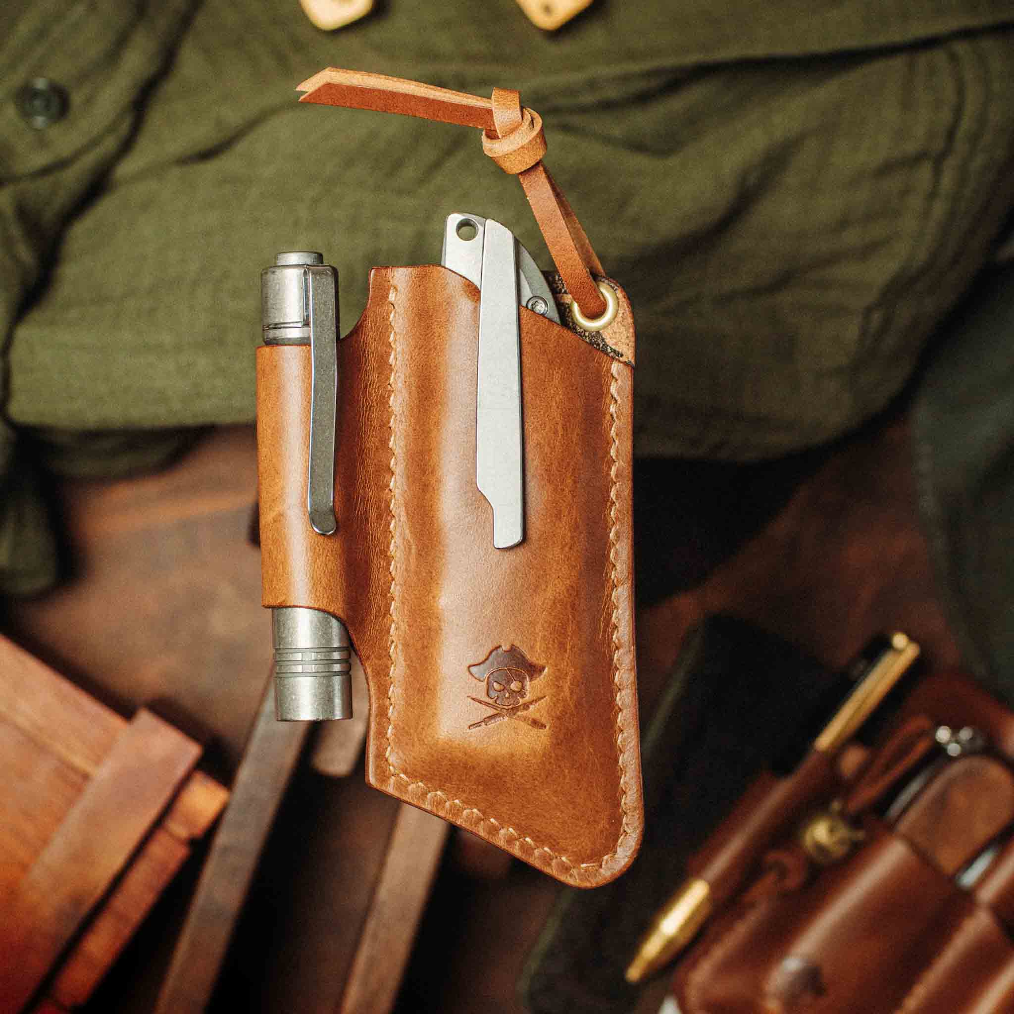 Pirate Goods Sailor v3 Messerscheide – Leder EDC Taschenmesserhalter