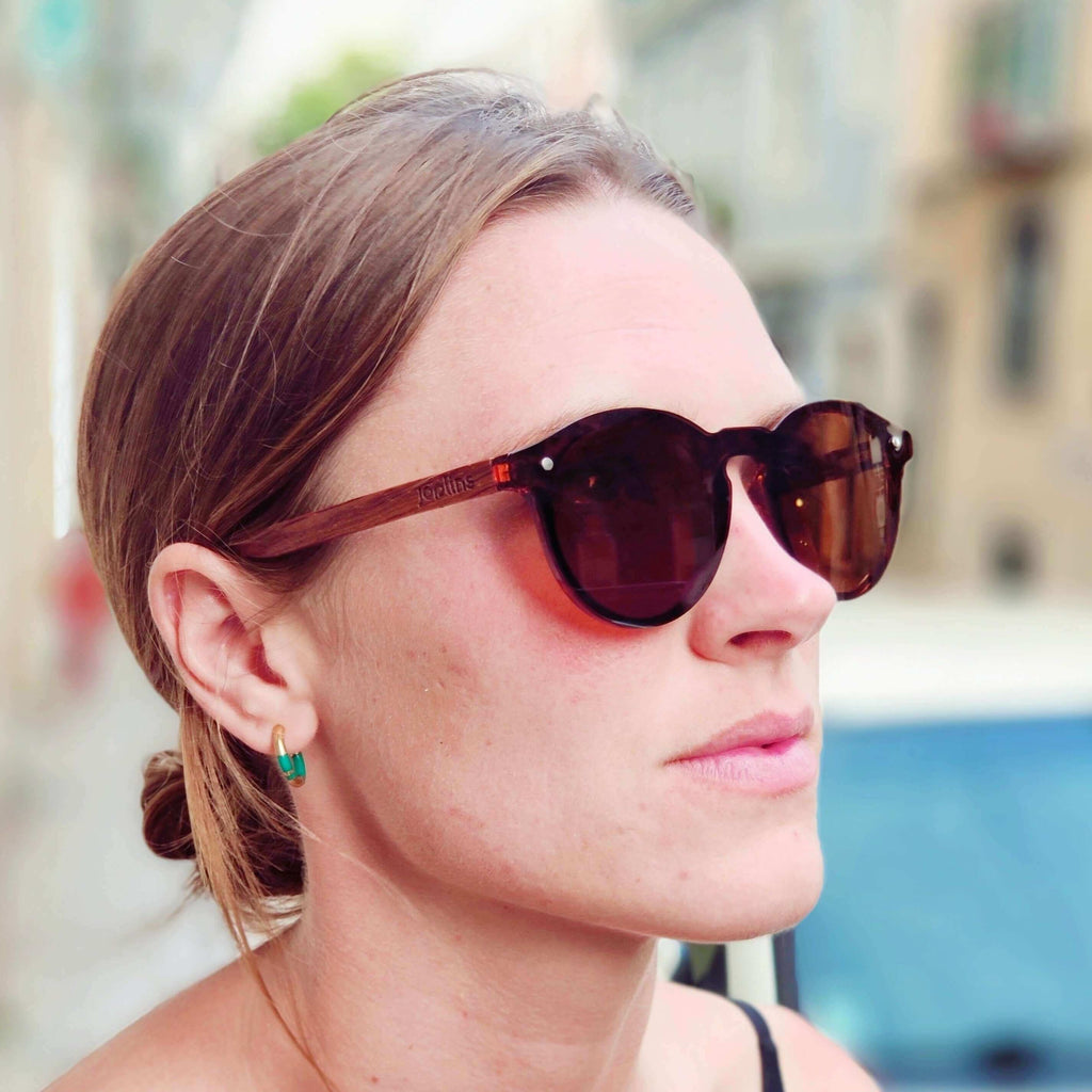 Alona - Holz- und Bio-Acetat-Sonnenbrille