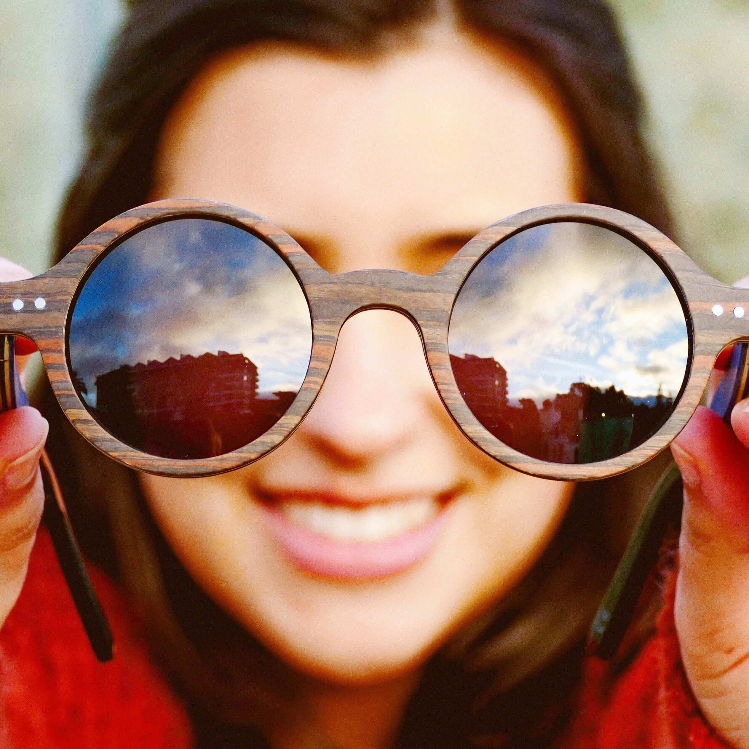 Flic - Unisex Holz-Sonnenbrille