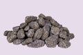 Abgerundete Saunasteine