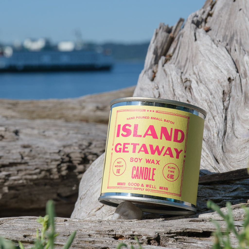 Island Getaway Happy Place Candle