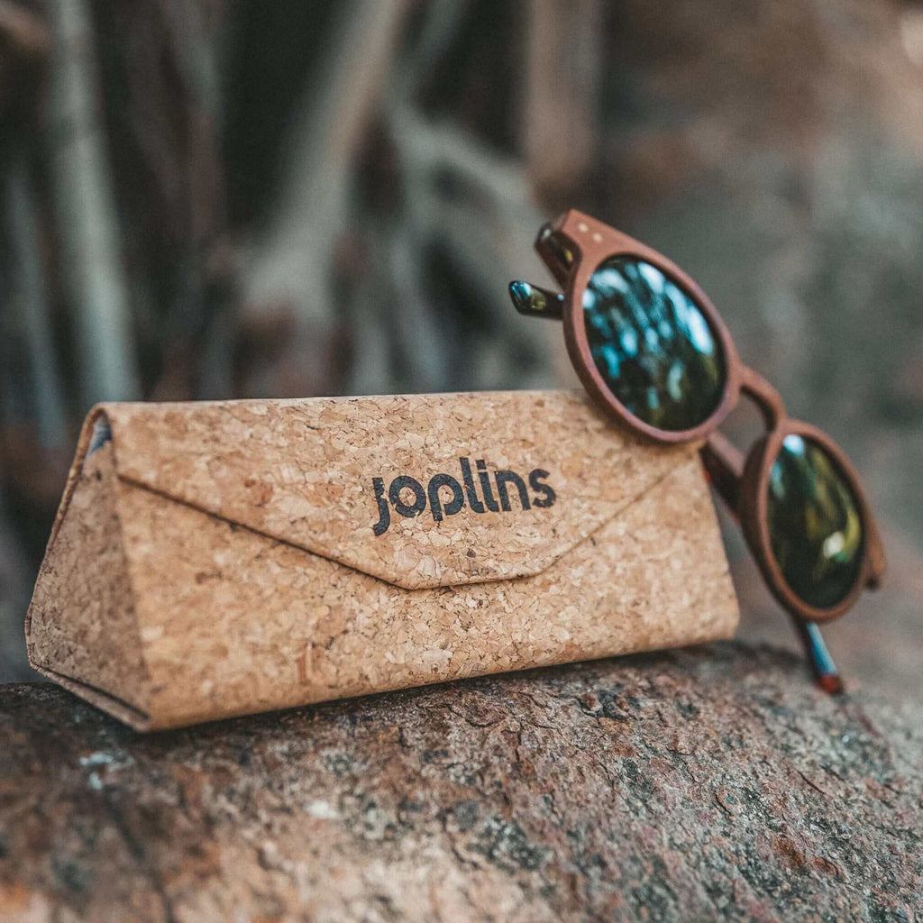 Fold & Go - Dreifach faltbares Sonnenbrillenetui aus Kork