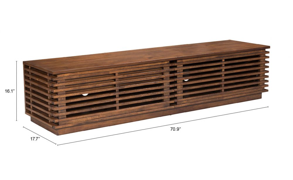 Linea TV-Möbel aus Massivholz