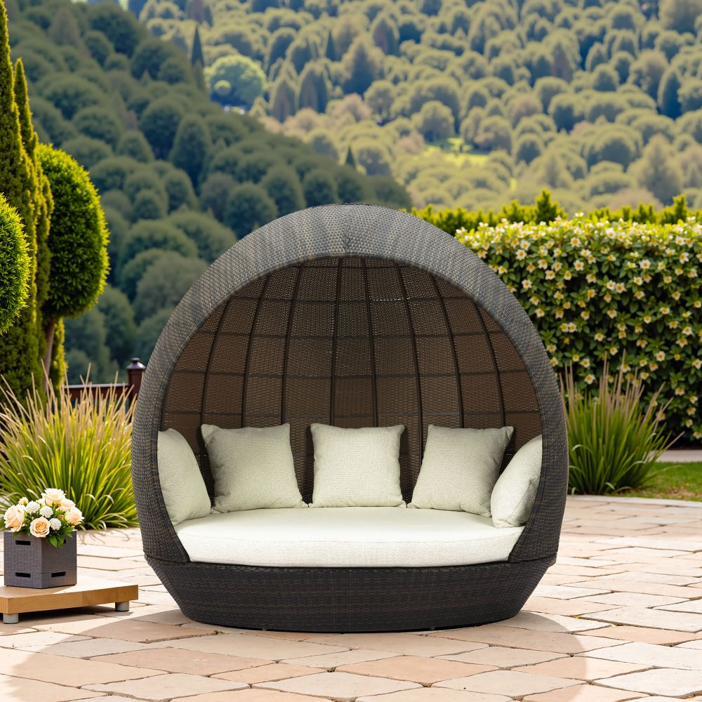 Marisol Olefin Fabric Outdoor Daybed