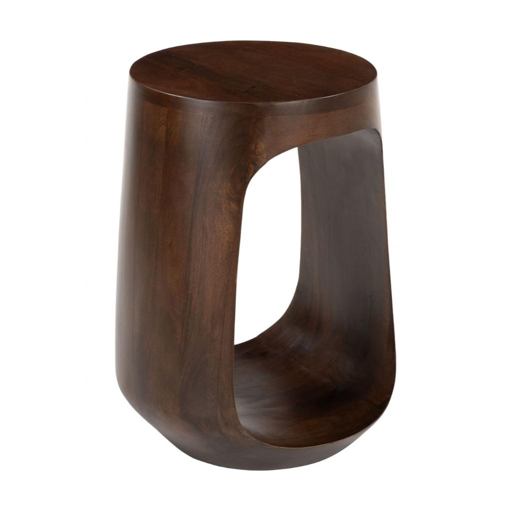 Okno Wooden Brown Side Table